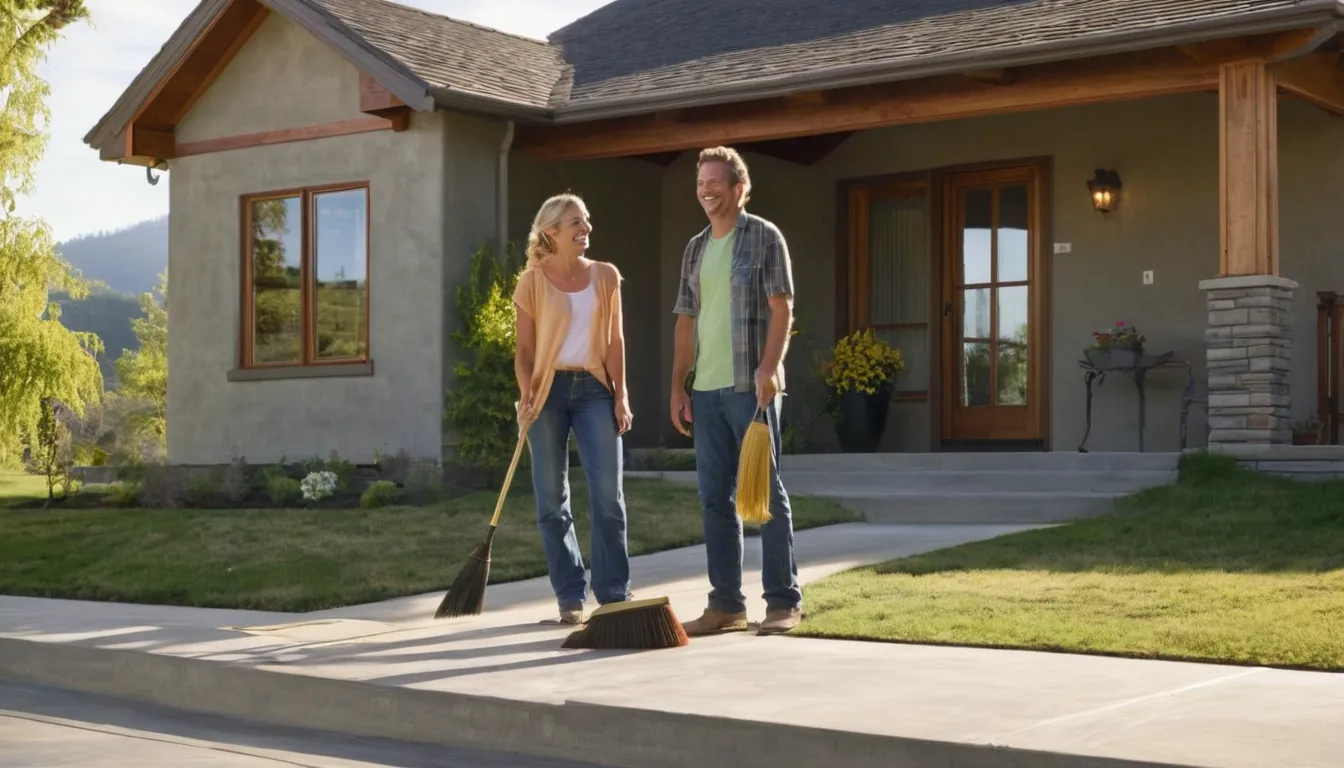 A freshly poured concrete driveway beside a family home in Salt Lake City
